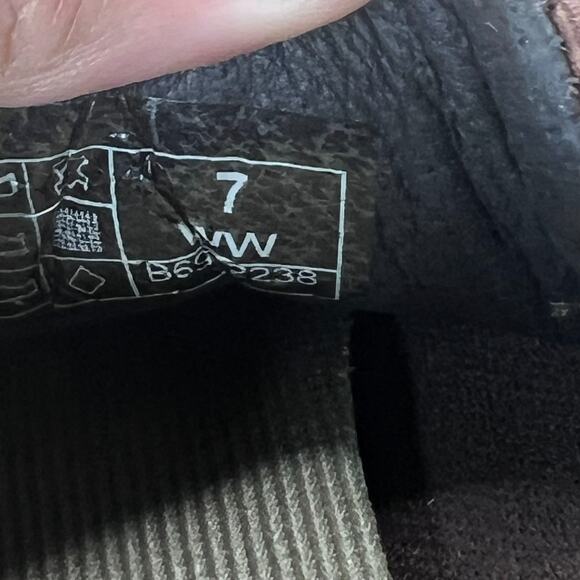 SAS Move On Leather Walking Comfort Shoes Brown Moc Toe Men's US 7WW NWOB - Picture 9 of 10